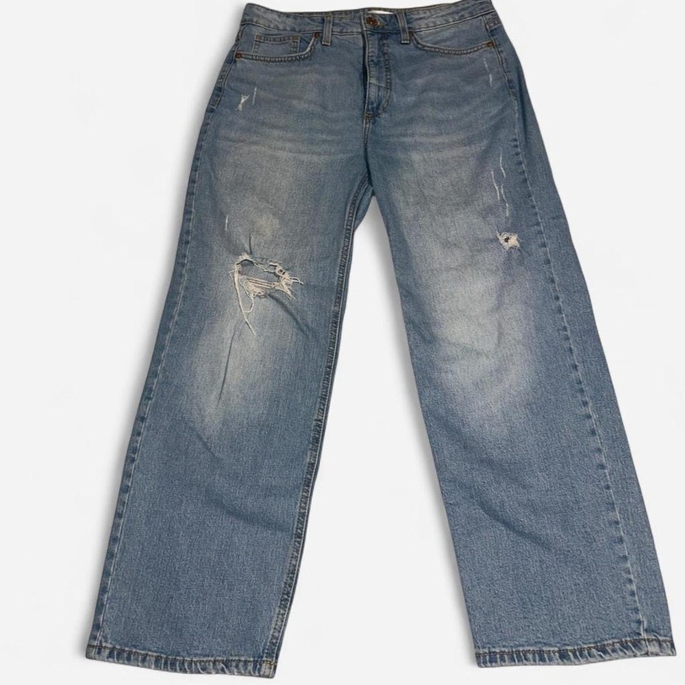 LC Lauren Conrad Women's High Rise Blue Jeans